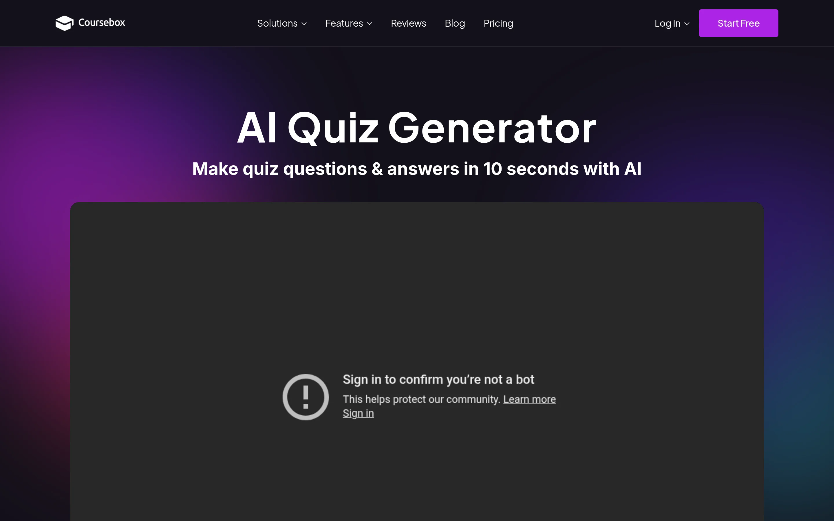 AI Quiz Generator