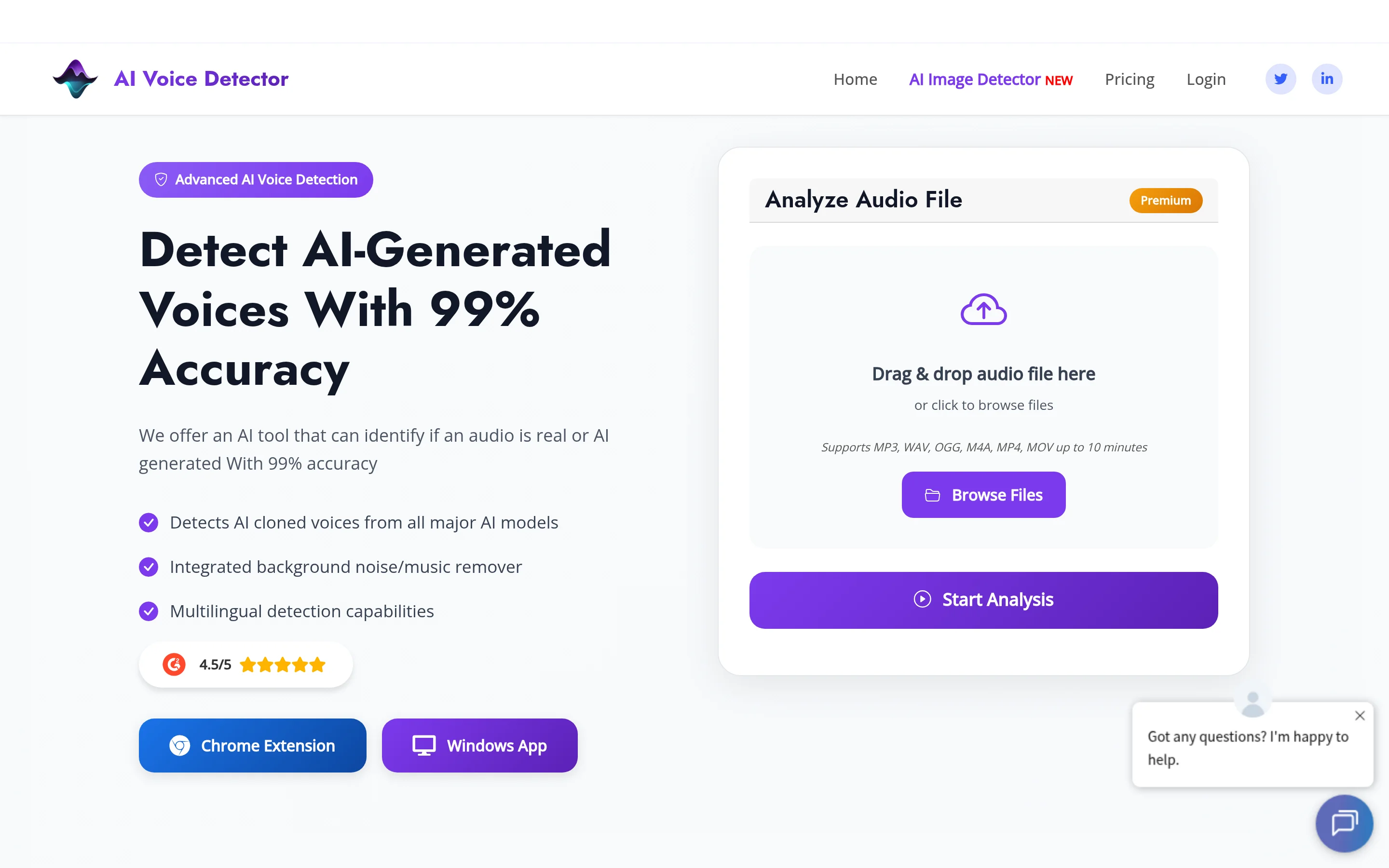 AI Voice Detector